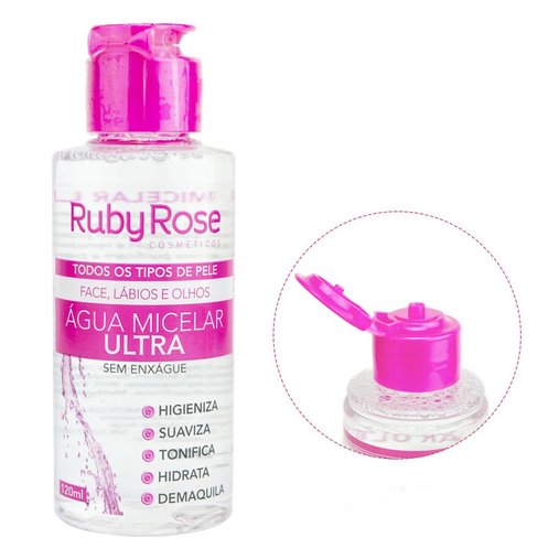 Água Micelar Ultra 120ml - Ruby Rose