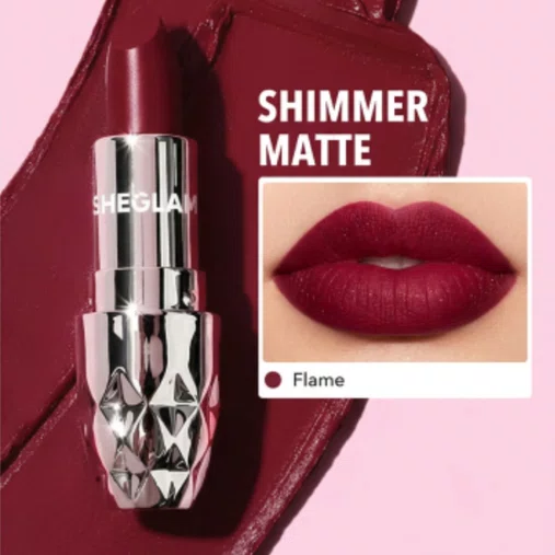 Batom Starlight Velvet Chama | Sheglam