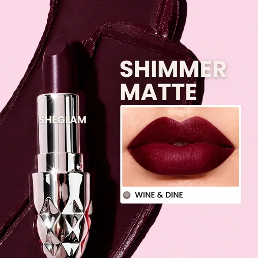Batom Starlight Velvet Vinho e Jantar | Sheglam
