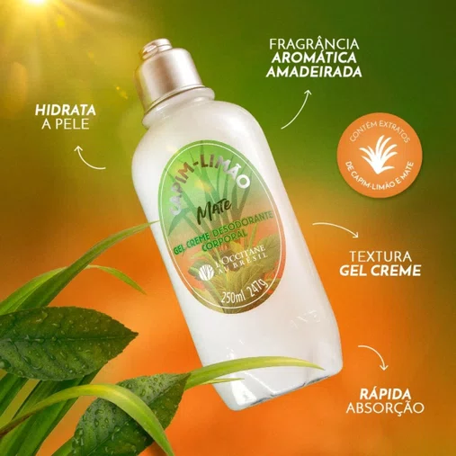 Creme Corporal Capim-Limão Mate 250ml | L'Occitane au Brésil