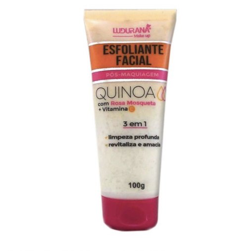 Esfoliante Facial Quinoa e Rosa Mosqueta - Ludurana