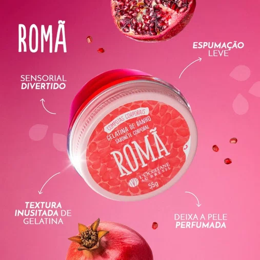 Gelatina de Banho Romã 55g | L'Occitane au Brésil