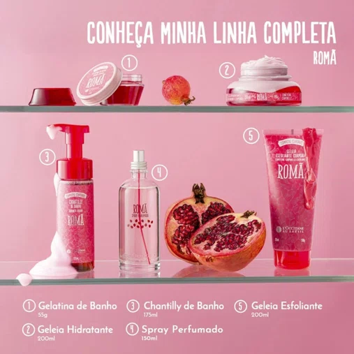 Geleia Esfoliante Corporal Romã 200ml | L'Occitane au Brésil
