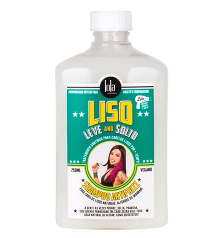 Liso Leve And Solto Shampoo Antifrizz 250ml - Lola Cosmetics
