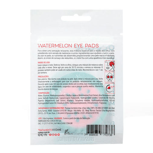 Máscara de Melancia para Olhos - Océane