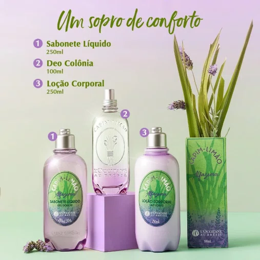 Sabonete Líquido Capim-Limão Alfazema 250ml | L'Occitane