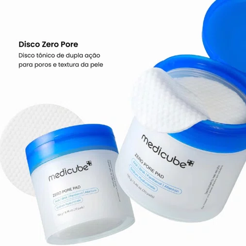 Toner Pads Zero Pore Pad com 70 unidades | Medicube