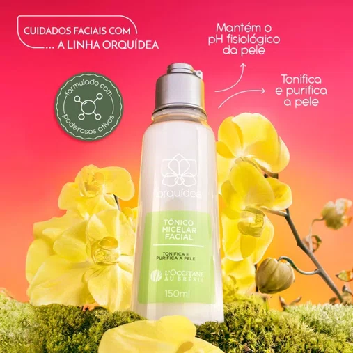 Tônico Micelar Facial Orquídea 150ml | L'Occitane au Brésil