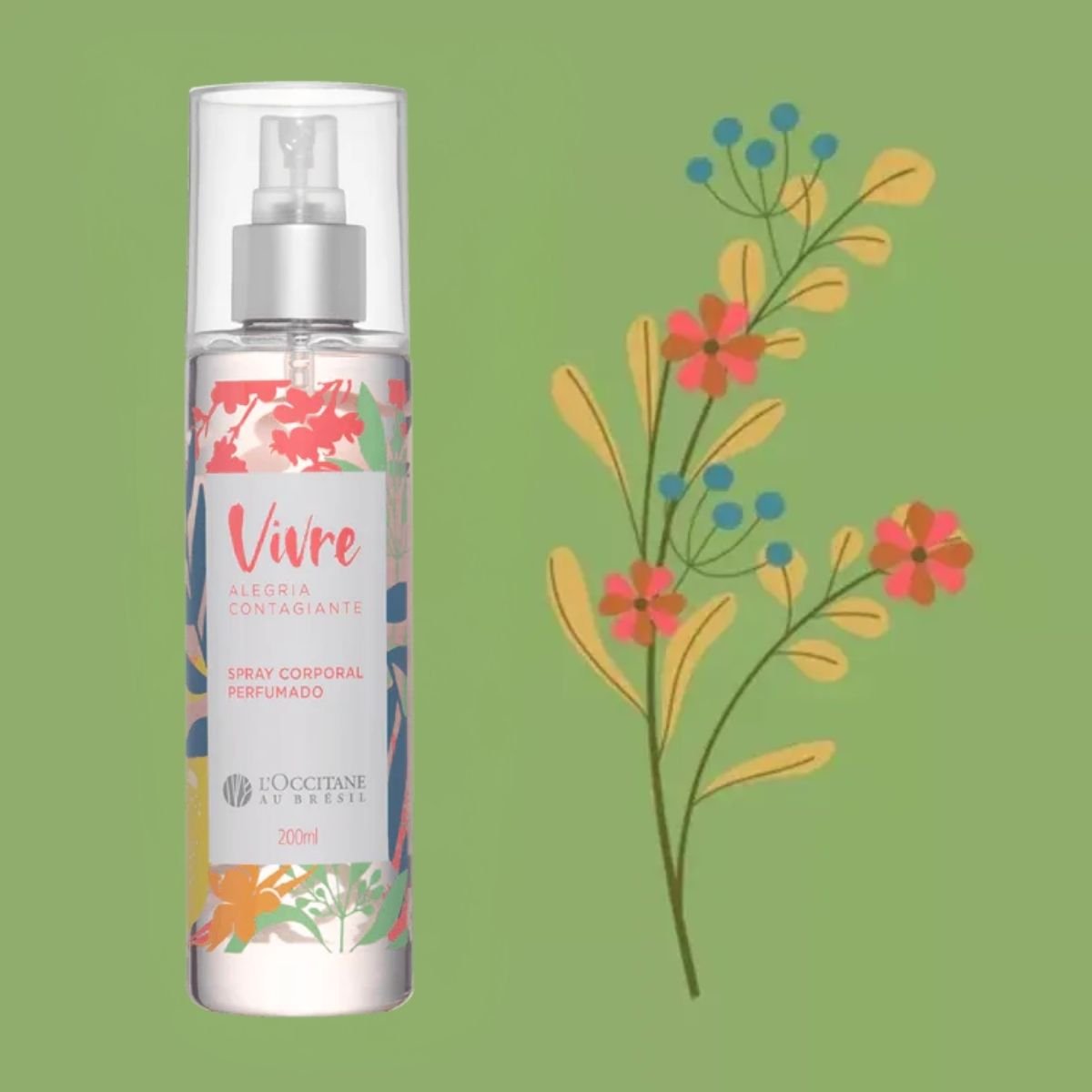 Spray Corporal Alegria Contagiante 200ml | L'Occitane